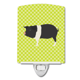 H Styles Ceramic Night Light (Color: Pigs - Hampshire Pig, size: 4 x 6)