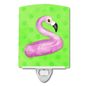 F Styles Ceramic Night Light (Color: Flamingo Floaty, size: 4 x 6)