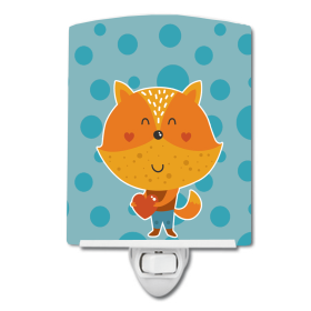 P Styles Ceramic Night Light (Color: Squirrels, size: 4 x 6)