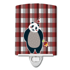P Styles Ceramic Night Light (Color: Pandas, size: 4 x 6)