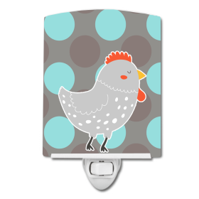 G Styles Ceramic Night Light (Color: Chickens, size: 4 x 6)