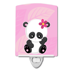 H Styles Ceramic Night Light (Color: Pandas, size: 4 x 6)
