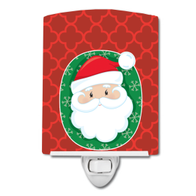 M Styles Ceramic Night Light (Color: Christmas Santa, size: 4 x 6)