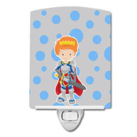 G Styles Ceramic Night Light (Color: Boy Knight, size: 4 x 6)