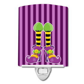 H Styles Ceramic Night Light (Color: Witches Legs, size: 4 x 6)