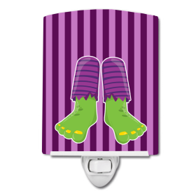 H Styles Ceramic Night Light (Color: Frankenstein Feet, size: 4 x 6)