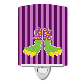 H Styles Ceramic Night Light (Color: Monster Feet, size: 4 x 6)