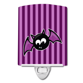 H Styles Ceramic Night Light (Color: Bat Purple, size: 4 x 6)
