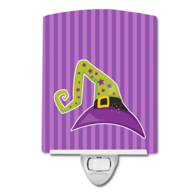 H Styles Ceramic Night Light (Color: Witch's Hat, size: 4 x 6)