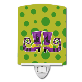 H Styles Ceramic Night Light (Color: Witch's Shoes, size: 4 x 6)