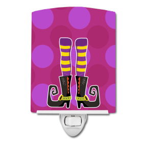 H Styles Ceramic Night Light (Color: Witch's Legs, size: 4 x 6)