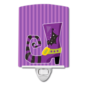 H Styles Ceramic Night Light (Color: Witch's Shoe, size: 4 x 6)