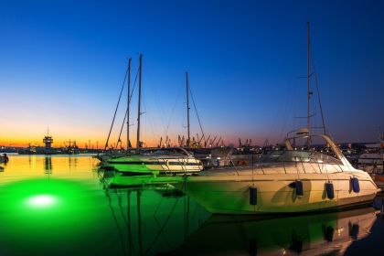 Apollo Underwater LED Lighting System (Color: Green, Power Cord Size: 40 Feet)