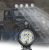 27W-led spotlight round working light focus flood laser high-beam tractor DeChi DT-2 (2pin) harvester universal Hummer, engineering vehicle Wrangler,